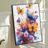 Wings in Bloom butterfly diamond painting as wall décor – vibrant and artistic design by DYC